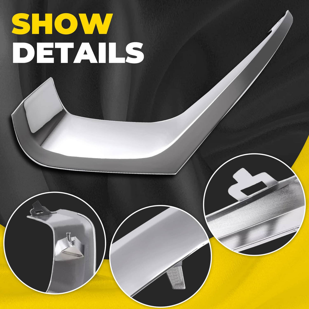 Solid Spare Front Driver Side Fog Light Trim Cover For Chevy Traverse 2018-2021 #GM1038233