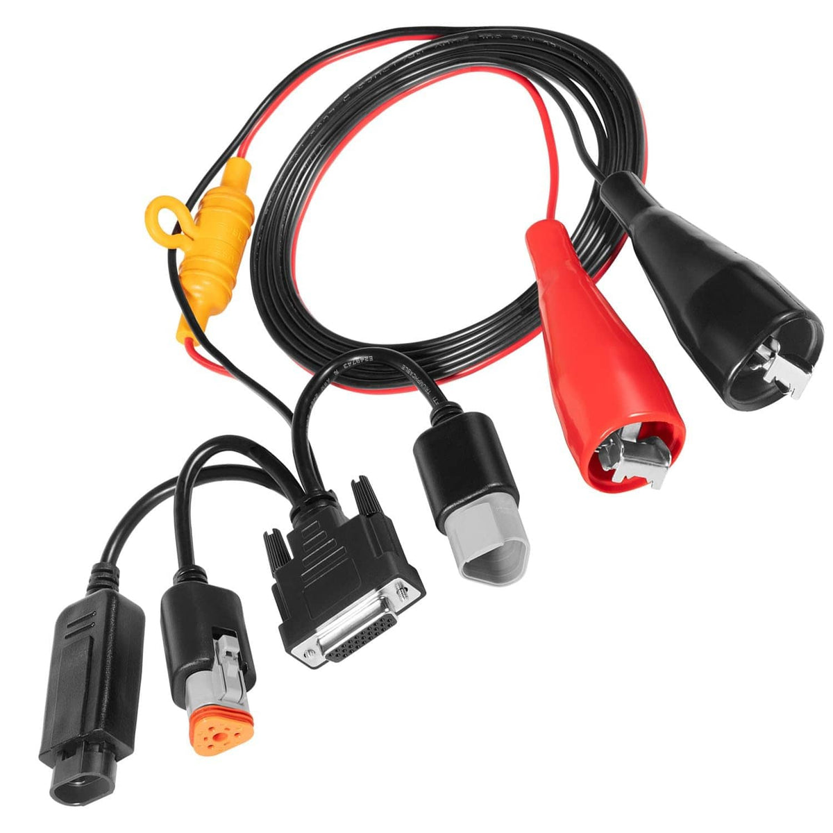 Solid Spare 493033 3-Pin Deutsch 2-Pin Cummins Adapter For Nexiq USB Link 2&3, Cummins J1939