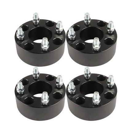 Solidspare 2" 4x4 Wheel Spacers For Golf Cart  GO Club Car 1/2"x20 Studs 4Pc Black ATV