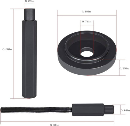 Solid Spare 8885B Inner Axle Seal Installer Set for Chrysler/Dodge/Jeep Ram Truck 1500 2500