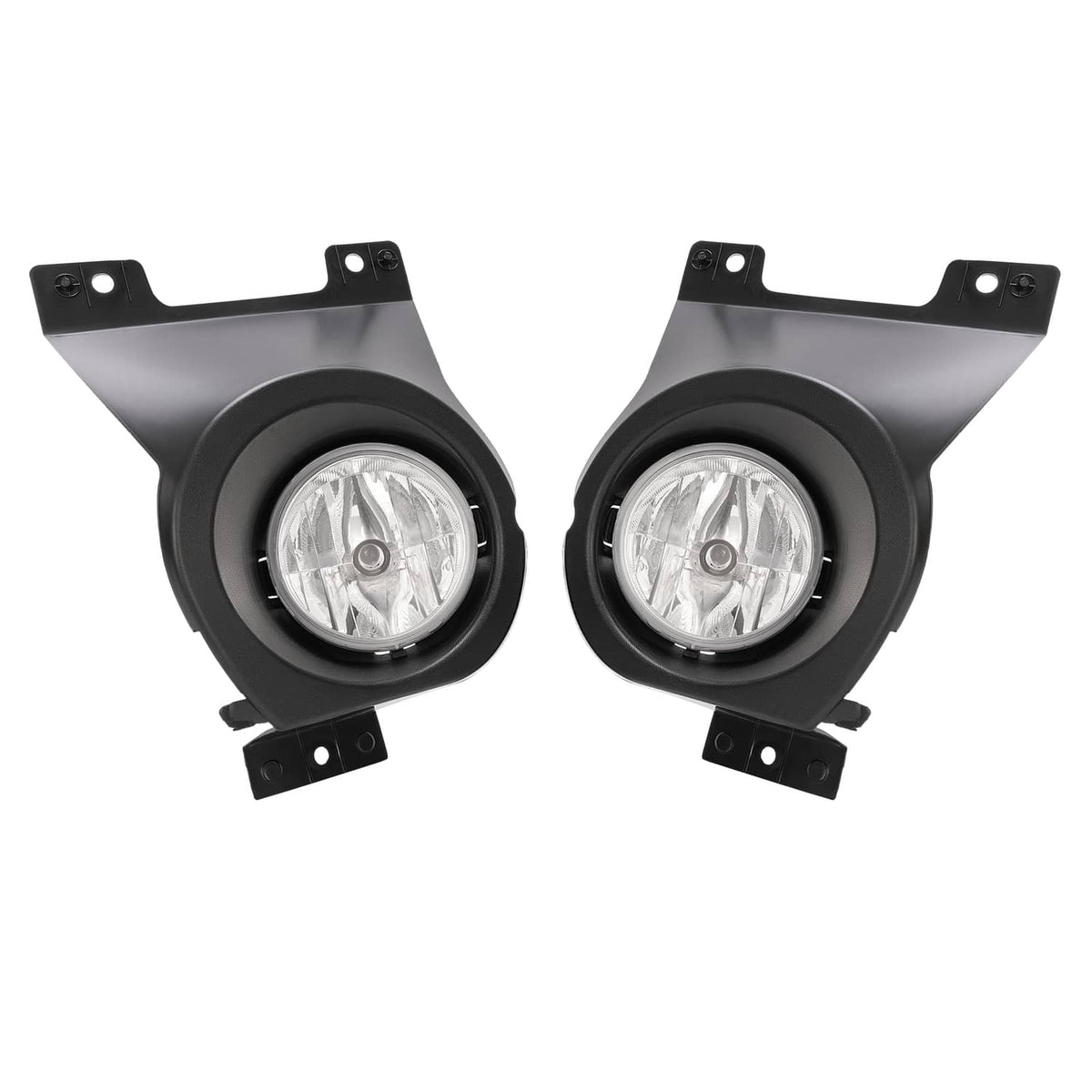 Solid Spare Pair Front Bumper Driving Lamps Fog Lights w/Bezel For Ford F150 F-150 2009-2010