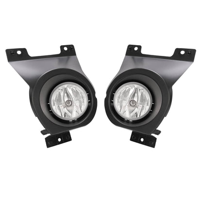 Solid Spare Pair Front Bumper Driving Lamps Fog Lights w/Bezel For Ford F150 F-150 2009-2010
