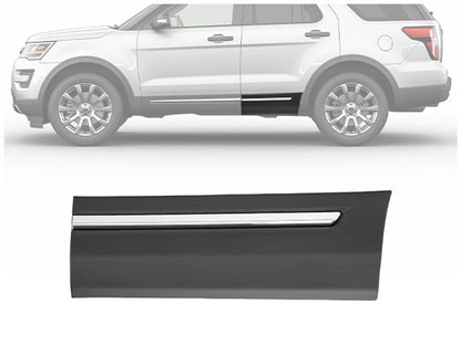 Solid Spare For Ford Explorer 16-19 Rear Door Body LH Side Lower Molding Trim #FB5Z7825557BA
