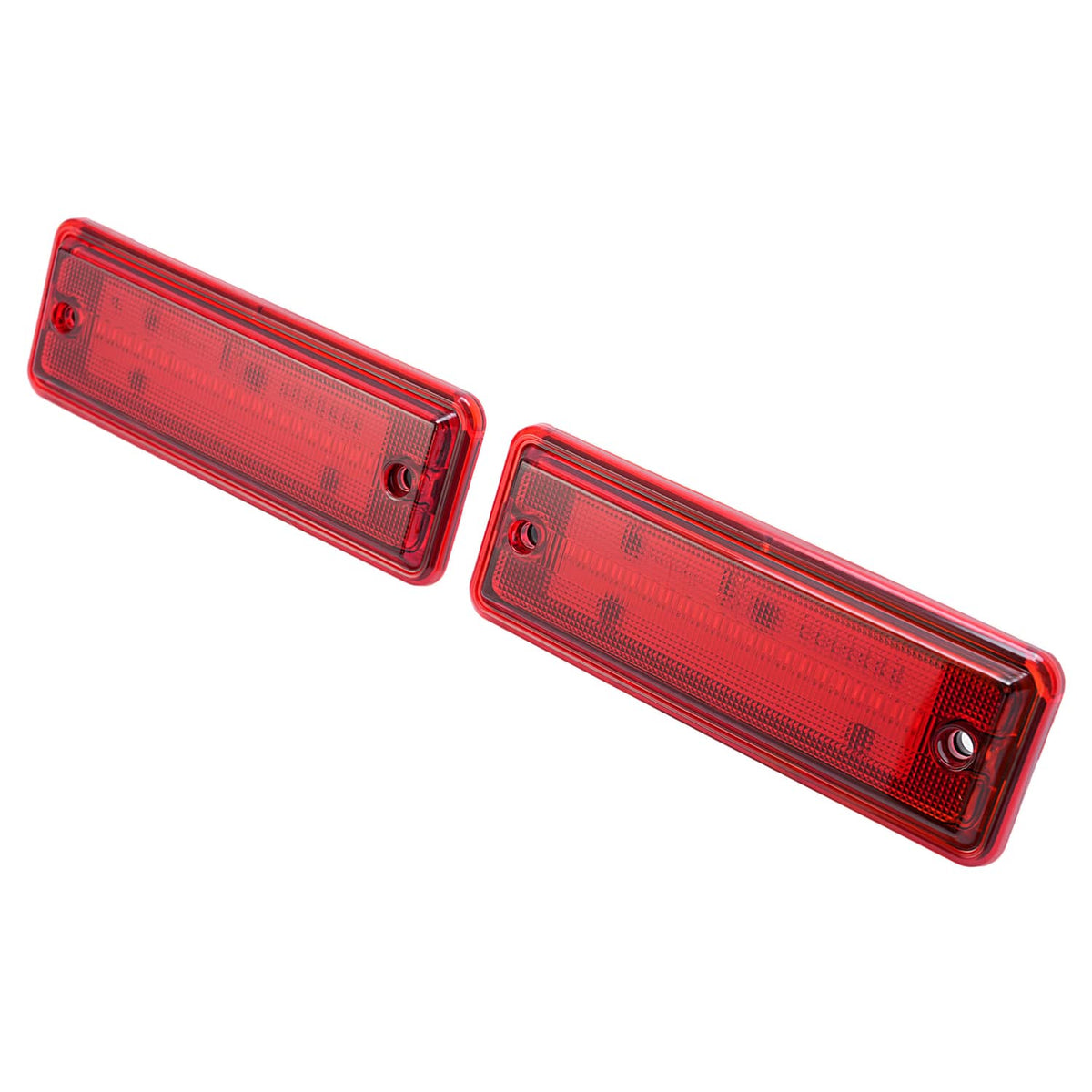 Solid Spare LED Rear Side Marker Parking Lights For El Camino & Caballero & Malibu 1978-1987