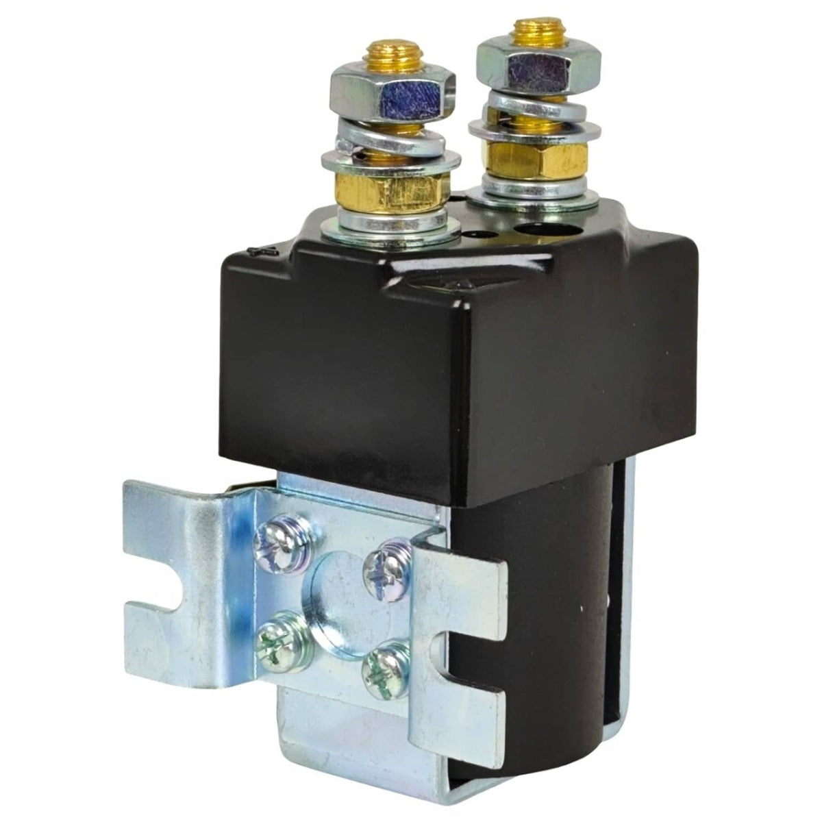 Solid Spare 24V 100A SW80 102-SW80-1418 Contactor Solenoid for Albright Golf Cart w/ Bracket