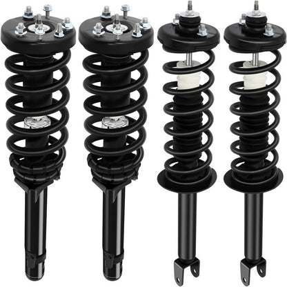 Solidspare Set 4 Front & Rear Complete Shocks Struts For 2008-2012 Honda Accord 2.4L 3.5L