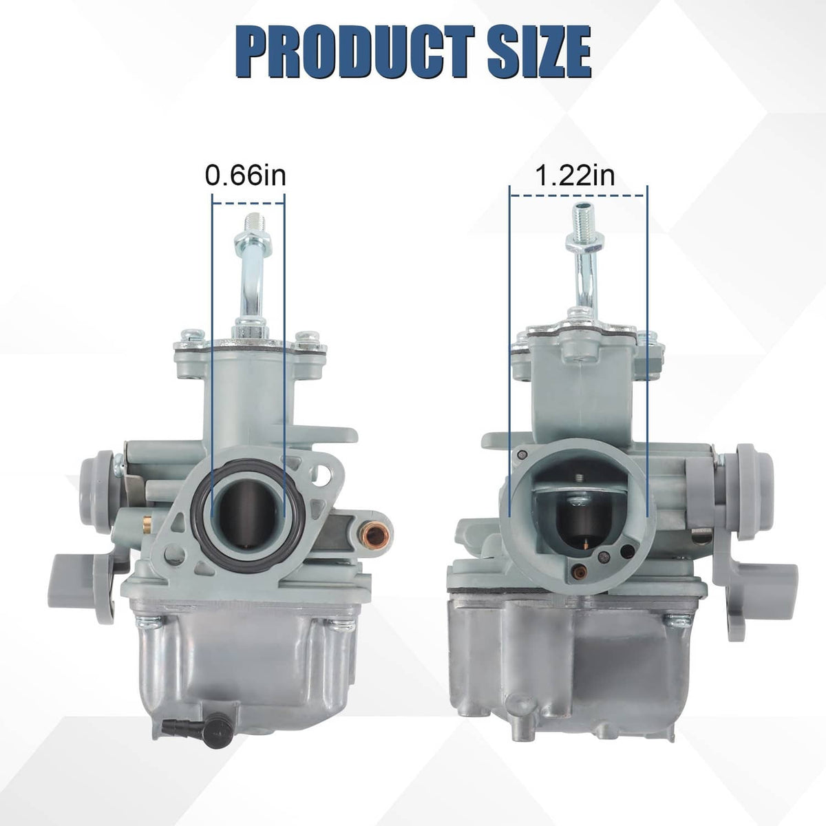 Solidspare Carburetor For Yamaha Raptor 50 YFM50 ATV Badger 80 YFM80 Moto 4 Champ 100 Carb