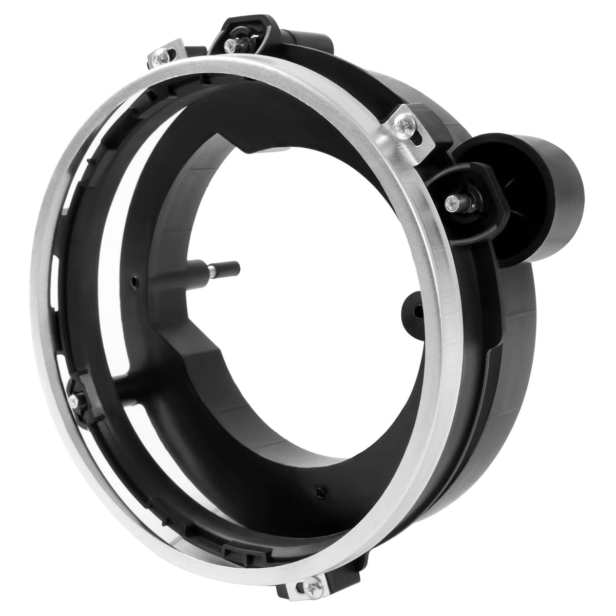 Solid Spare Headlight HeadLamp Bulb Mount Bracket Bucket Front Right For 97-06 Jeep Wrangler
