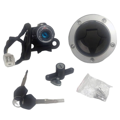 Solidspare Ignition Switch Gas Fuel Tank Cap For Kawasaki Ninja 650/EX650 2013-2016
