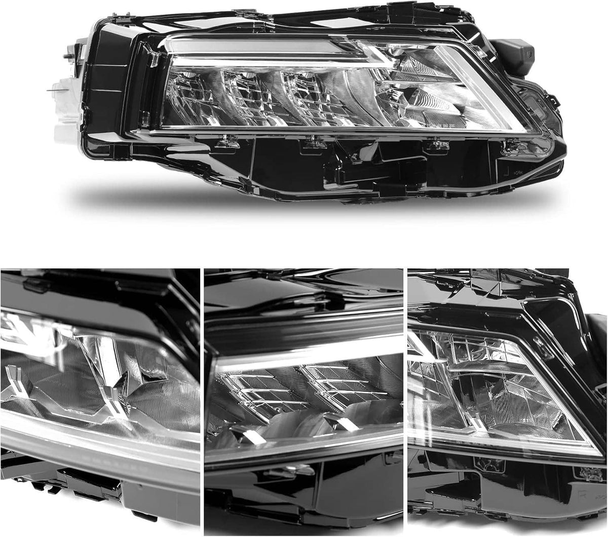 Solidspare Right Passenger Side LED Headlight 26010-6RR0A For 2021 2022 2023 Nissan Rogue