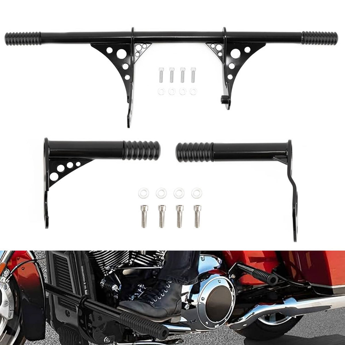 Solidspare Engine Guard Highway Bar Front Rear Crash Bar For Harley Softail FXBB 2018-2020