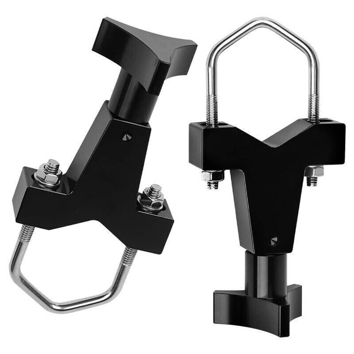 Solidspare BLACK Hi-Lift Jack Tube Mount 1”-2.5” for Jeep Rzr Offroad Polaris Universal