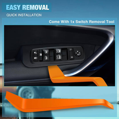 Solidspare Master Power Window Switch for 2009-2012 Dodge Ram 1500 2500 3500 Driver Side LH