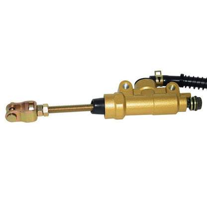 Solidspare Rear Foot Brake Master Cylinder Pump Reservoir Gold for Honda CR125 CR250 CR500