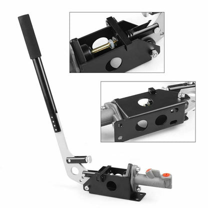 Solidspare Universal Black Hydraulic Handbrake Drift Hydro E-Brake Racing Long Level Gear