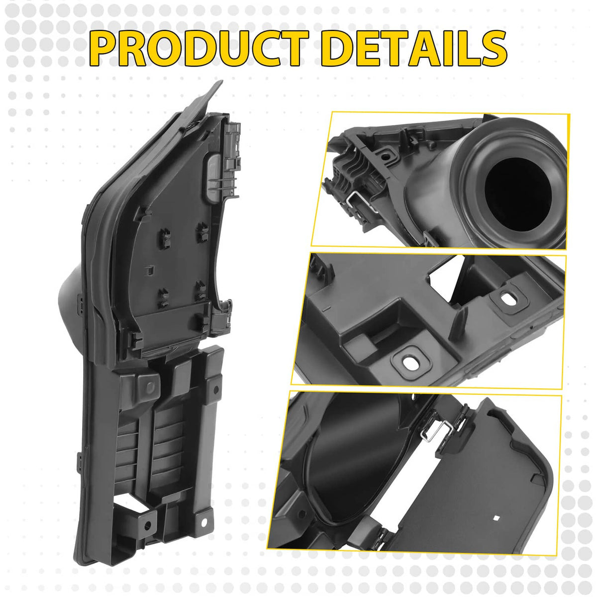 Solid Spare Fuel Filler Door Housing Pocket Hinge For 2015-2023 Ford Transit Van 150 250 350