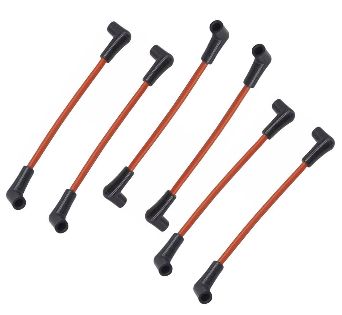 Solid Spare 6x Johnson Evinrude 582365 802505 Outboard 9” Premium Spark Plug Wire 18-5231-1