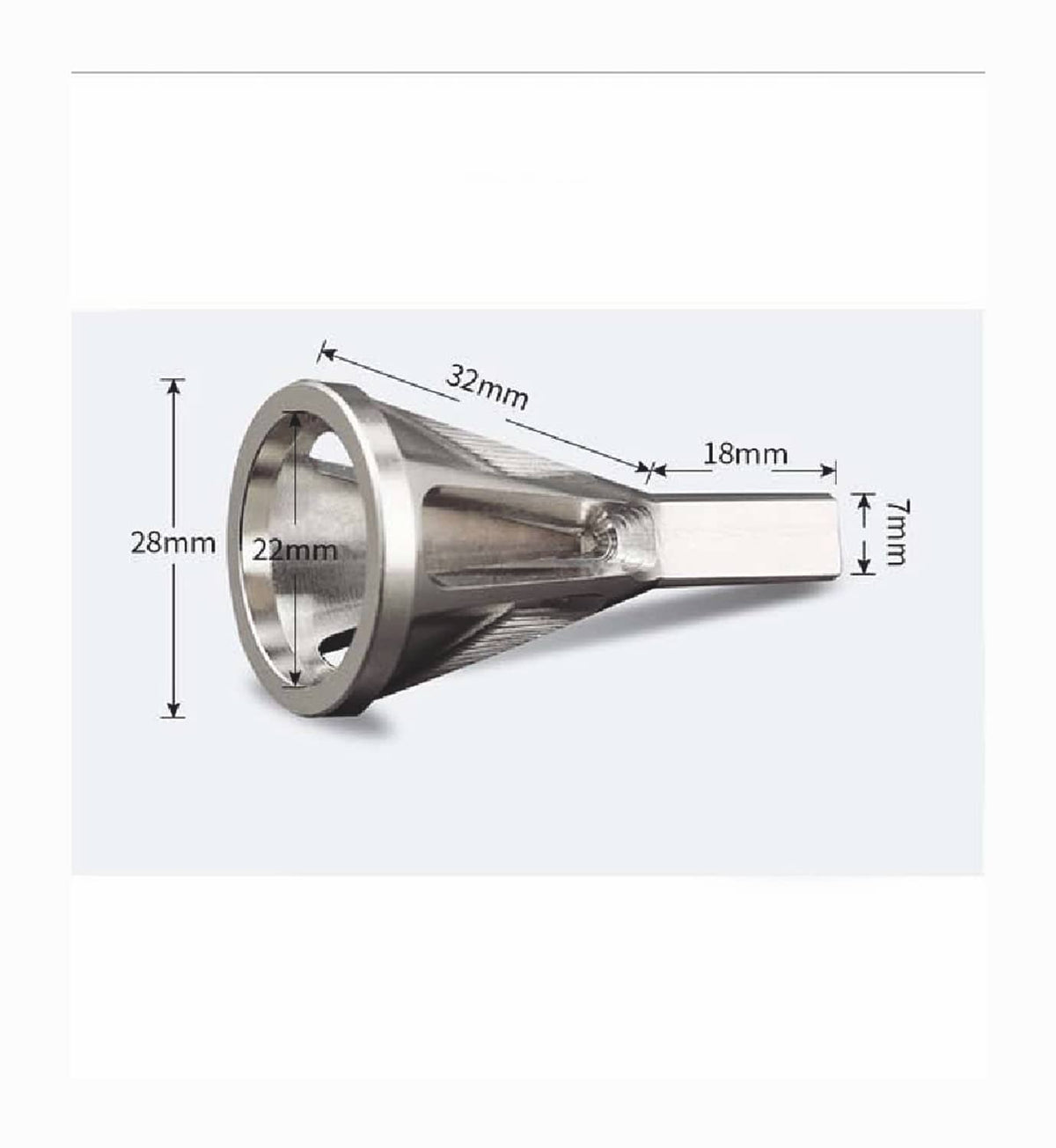 Solid Spare 4PCS Hex Triangle Shank Remove Burr Drill Bit Deburring External Chamfer Tool US
