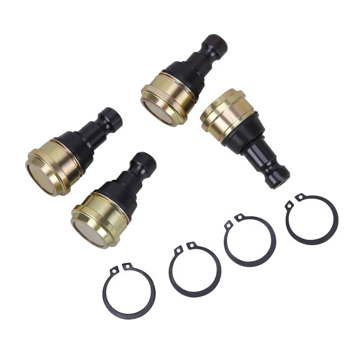 Solidspare 4 Pack Style Upper Lower Front Ball Joints for Polaris RZR 570 800 All Models