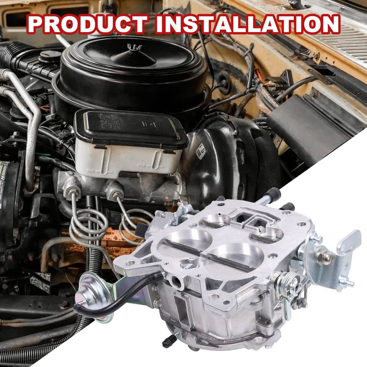Solidspare FOR 305-350 Engines 650 CFM Electric Choke ROCHESTER QUADRAJET 4 BBL CARBURETOR