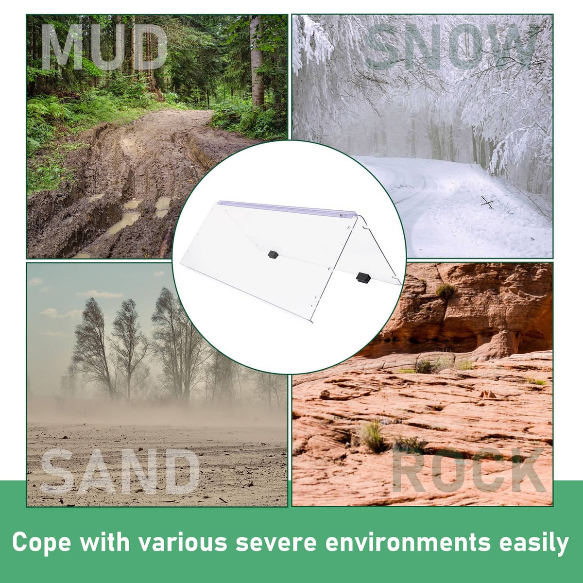 Solidspare Folding Windshield Windscreen For ICON I20 I40 I60 I20L I40L I60L Golf Cart