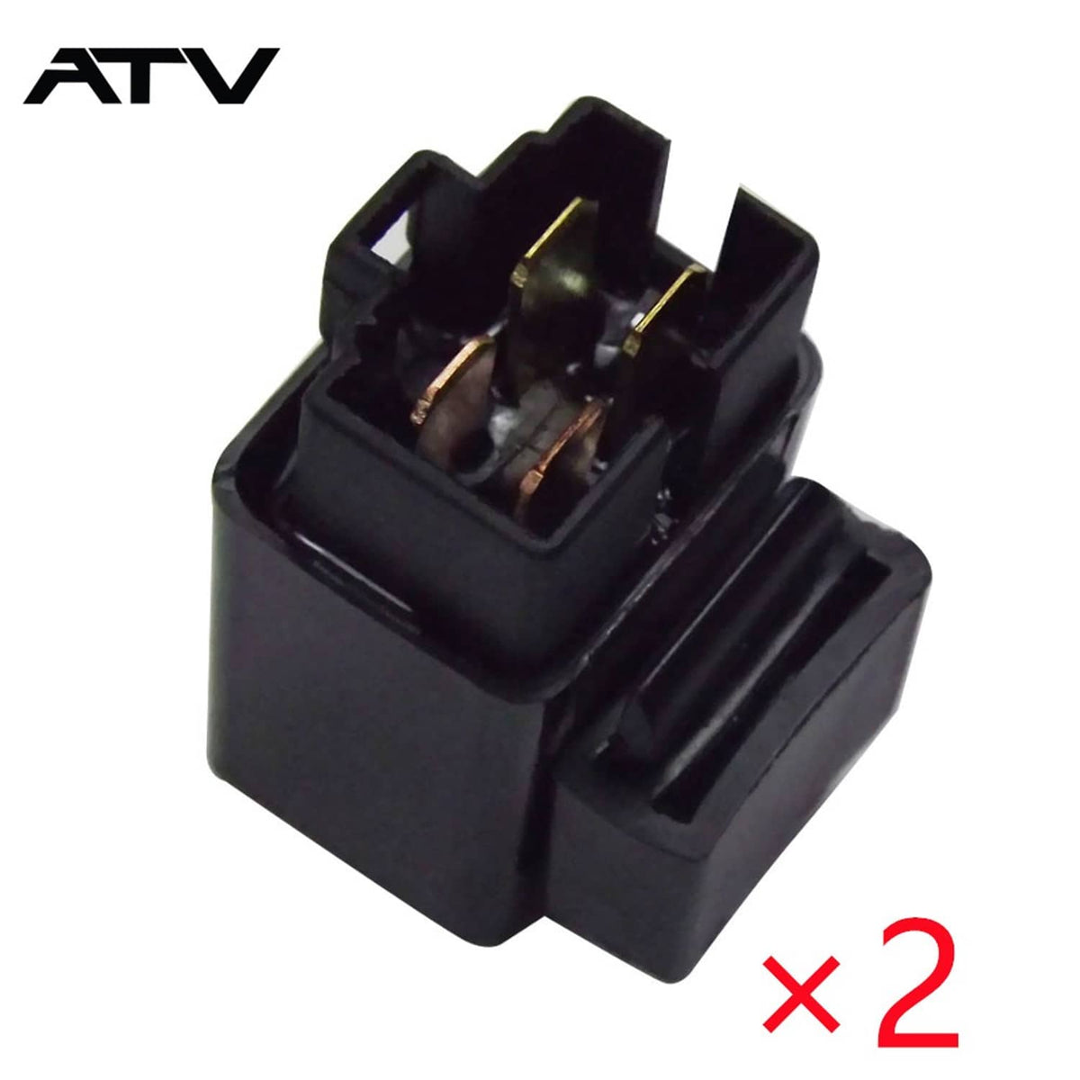 Solidspare 2 × Relay Solenoid Starter for Polaris Predator Scrambler SPORTSman 50 90 90CC