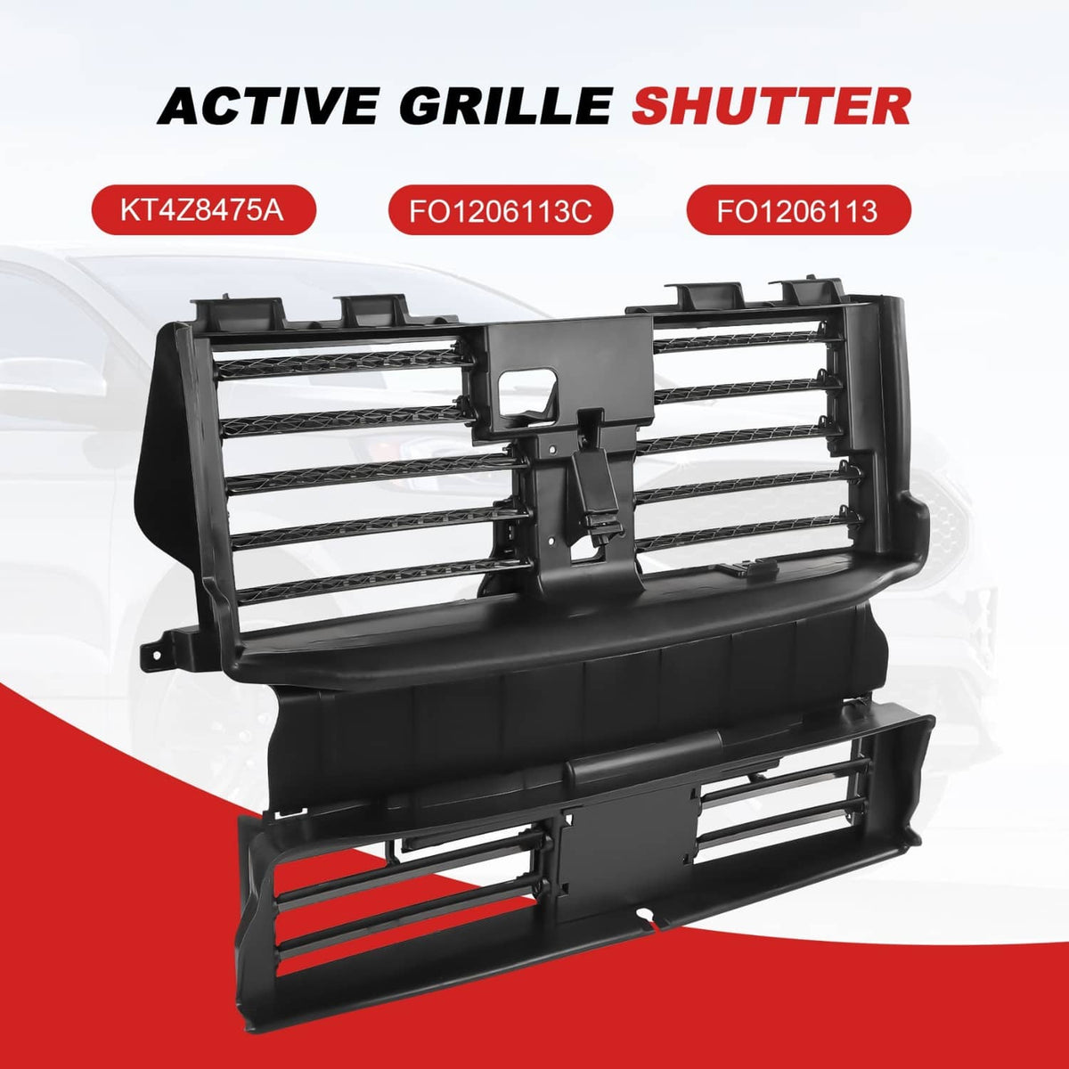 Solidspare Active Grille Shutter with Motor Assembly for Ford Edge 2019-2024 KT4Z8475G