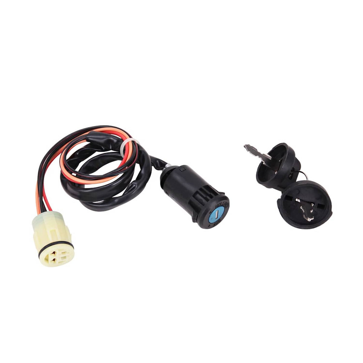 Solidspare Ignition Key Switch W/ 2 Keys for Honda Rancher 350 2000-2006 #35100-HN5-670 New