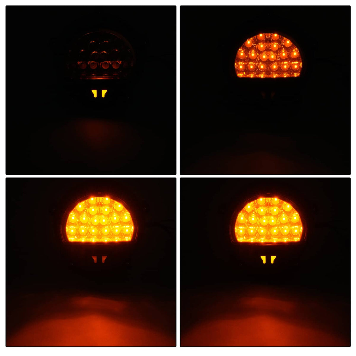 Solid Spare 2PCS LED Front Amber Turn Signal Parking lights For Humvee M35 M998 #12422957