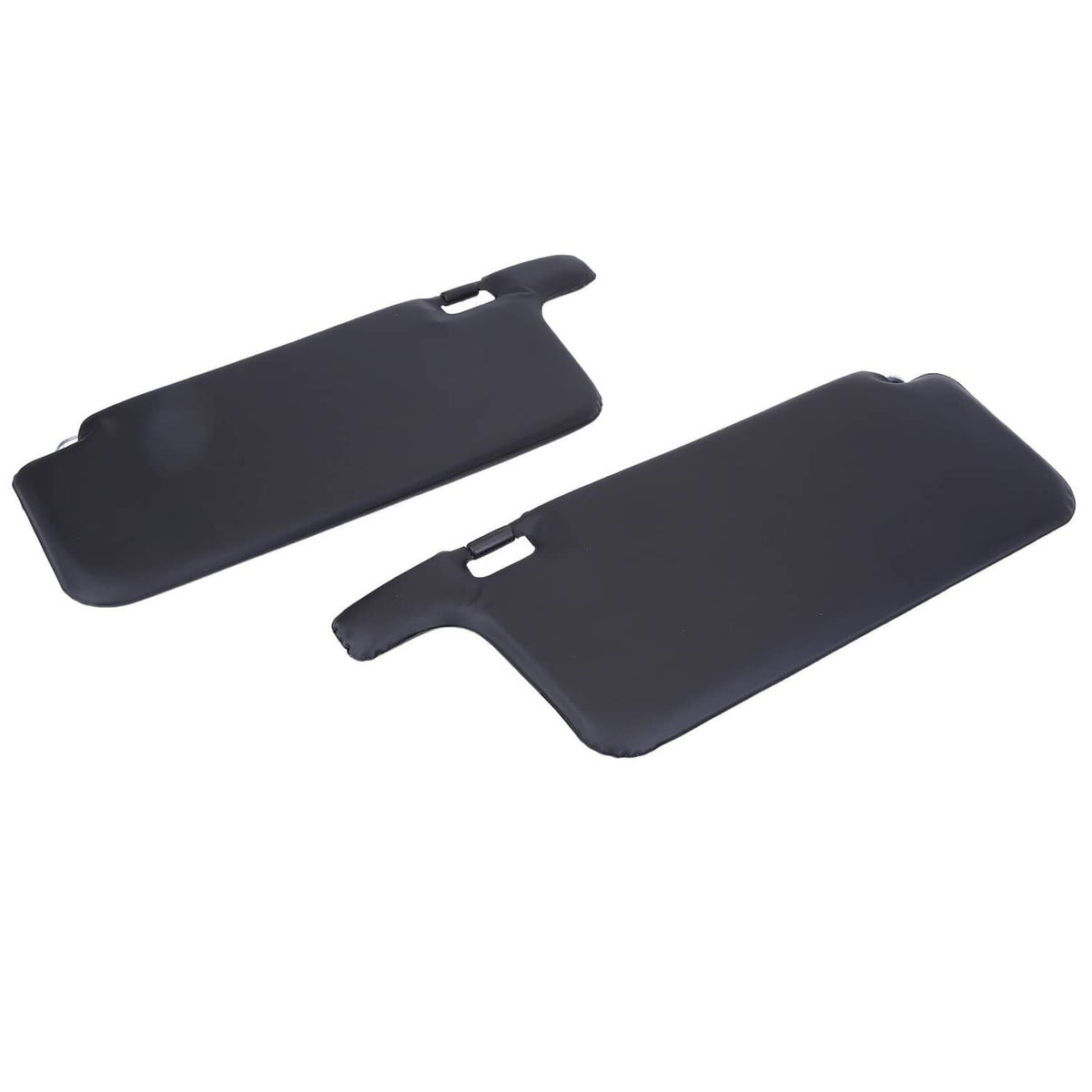 Solidspare Black Sun Visors Left Driver & Right Passenger Fit For 1996-2001 Honda Civic
