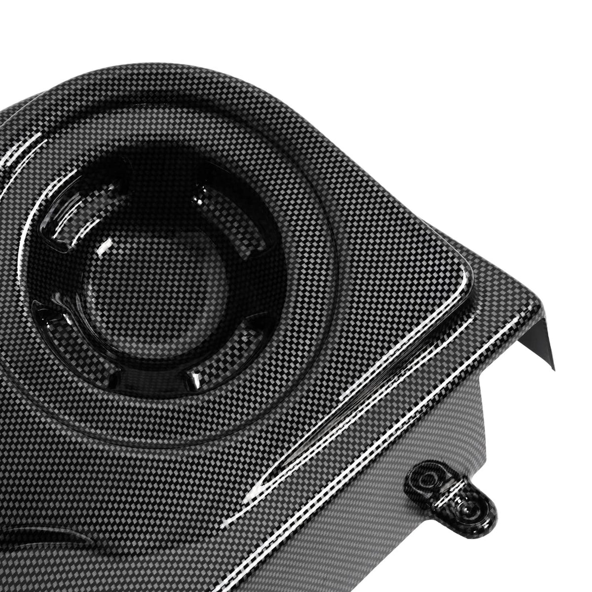 Solidspare Golf Cart Carbon Fiber Style Radio & Speaker Dash Cover For EZGO RXV 2008-up
