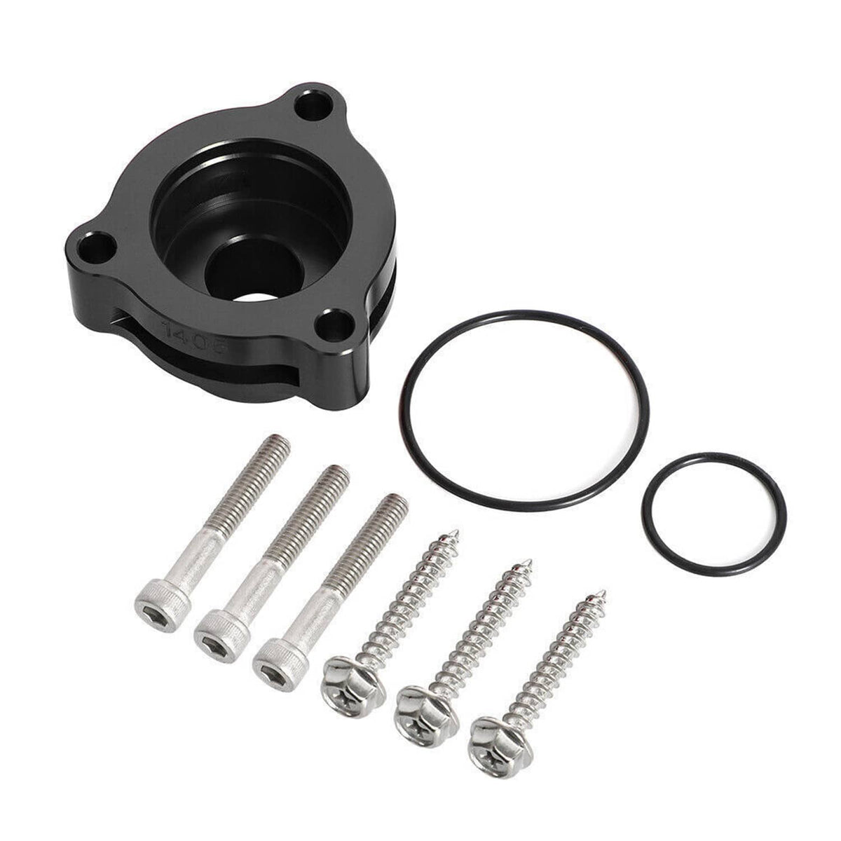 Solidspare Billet Blow Off Valve Adapter For Chevy Silverado GMC Sierra 2.7 Turbo 2019-2023