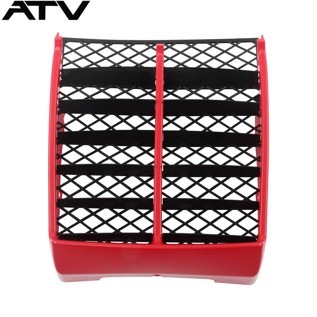 Solidspare Tank Side Outer Plastic Covers Integrated Red Grill For Yamaha Banshee 350 1991