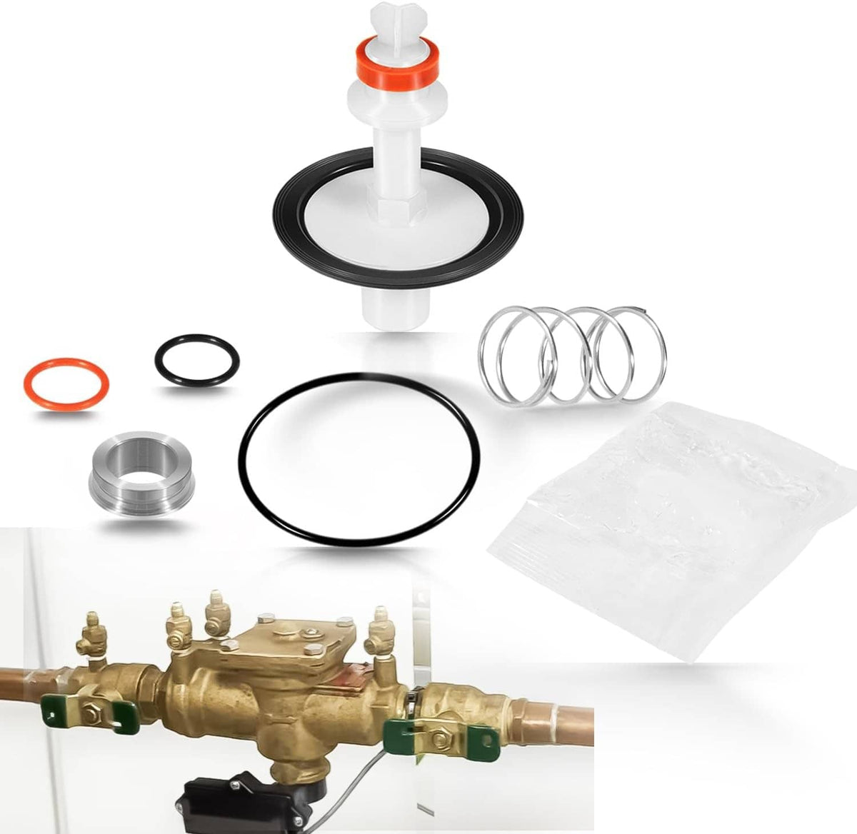 Solid Spare for Watts 009M3 3/4" Total Relief Valve Repair Kit 0888524 888524 RK 009M3 VT