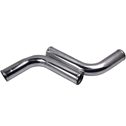 Solidspare 8PCS 2.5" Universal Aluminum Turbo Intercooler Elbow Pipe Kits Silver New