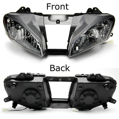 Solidspare Front Headlight & Upper Fairing Stay Bracket Set For Yamaha YZF R6 2008-2016