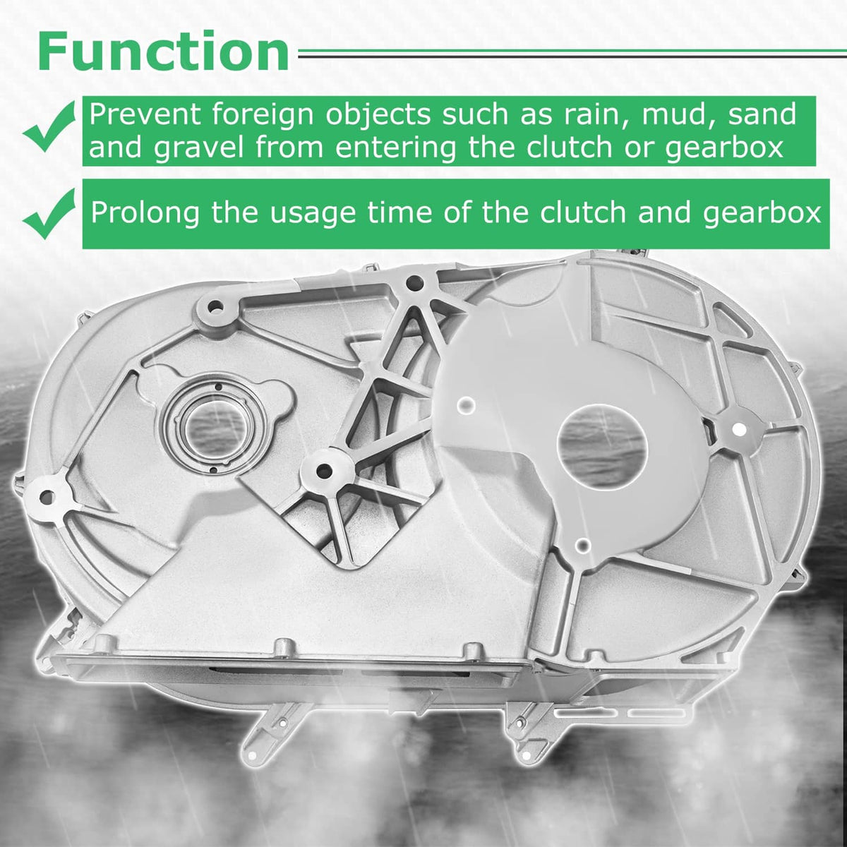 Solidspare Aluminium Inner Clutch Cover For Polaris RZR PRO XP/PRO XP 4 2020 For 5142931