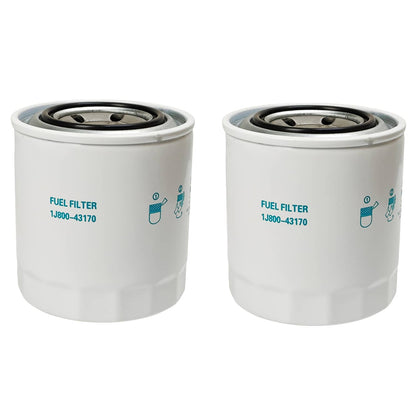 Solid Spare 1J800-43172 2X Fuel Filter 1J800-43170 for Kubota L M Series KX040-4CA Excavator
