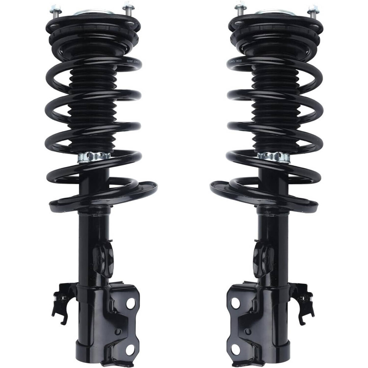 Solidspare Set Front Complete Struts Shocks & Coil Springs For 2010-2015 Toyota Prius 1.8L