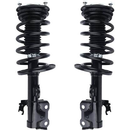 Solidspare Set Front Complete Struts Shocks & Coil Springs For 2010-2015 Toyota Prius 1.8L