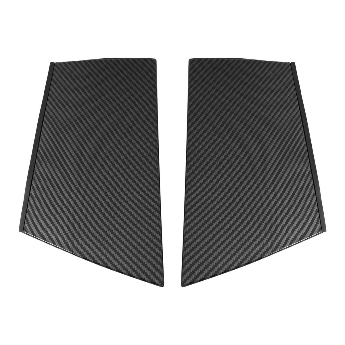 Solid Spare Pillar Molding Trim Cover Carbon Fiber Painted LH & RH For 2009-2020 Nissan 370Z