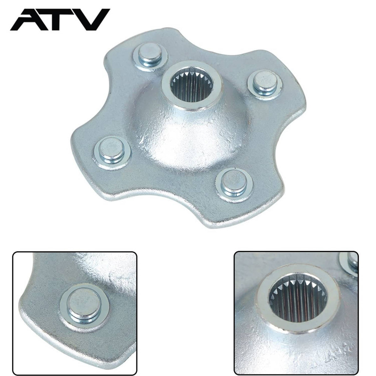 Solidspare 2x Rear Axle Wheel Hub Nut Kit For Honda 300 300FW Fourtrax 300 1988-1992