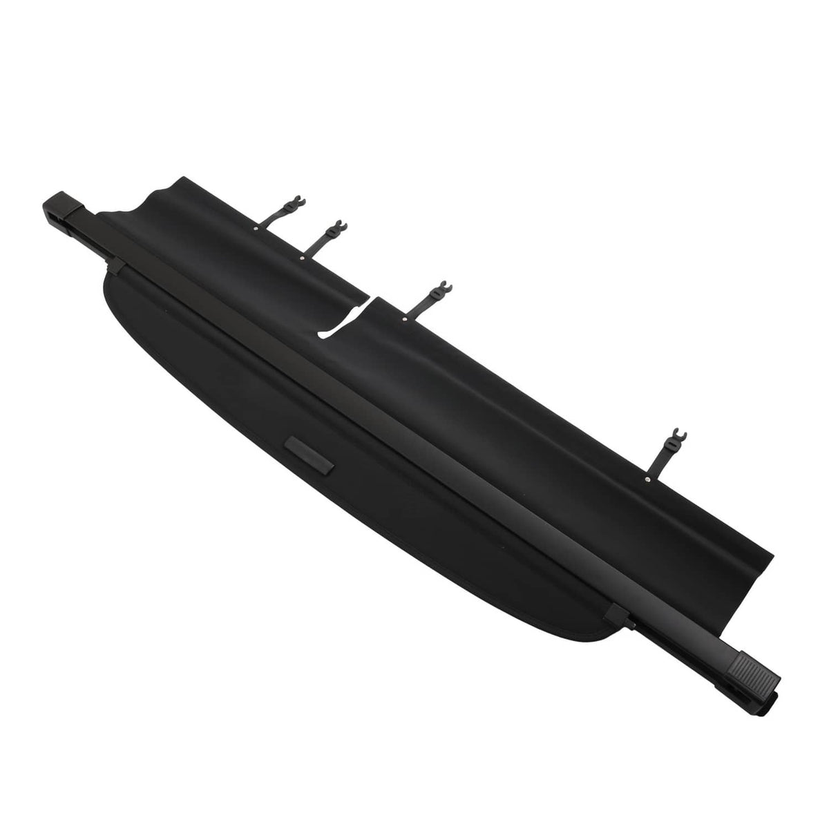 Solidspare Premium Retractable Cargo Cover Luggage Shade Black For 2007-2011 Honda CR-V CRV