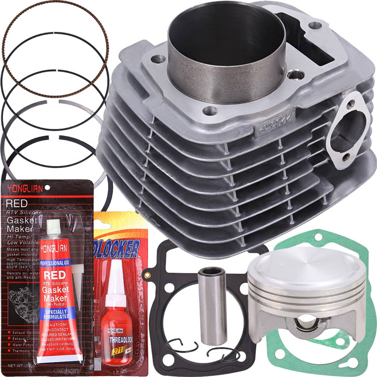 Solidspare For Honda CRF230F 2003-2019 / SL230 1997-2008 Cylinder Piston Gasket Top End Kit