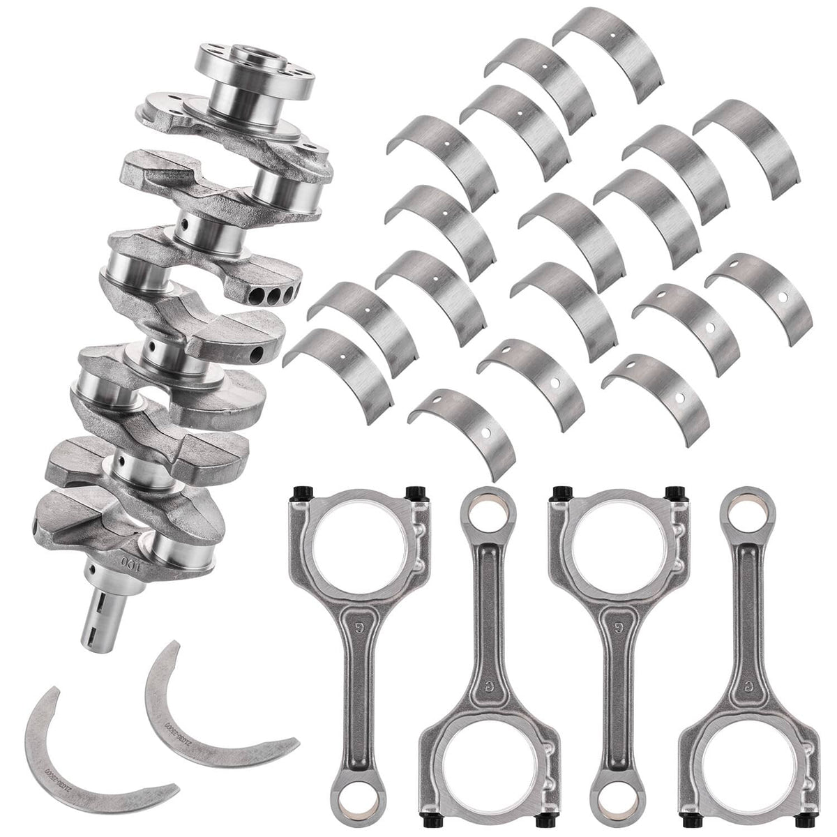 Solidspare Crank Shafts Connecting Rod Bearing Kit for Hyundai Santa Fe Sport 2.4L 2013-18