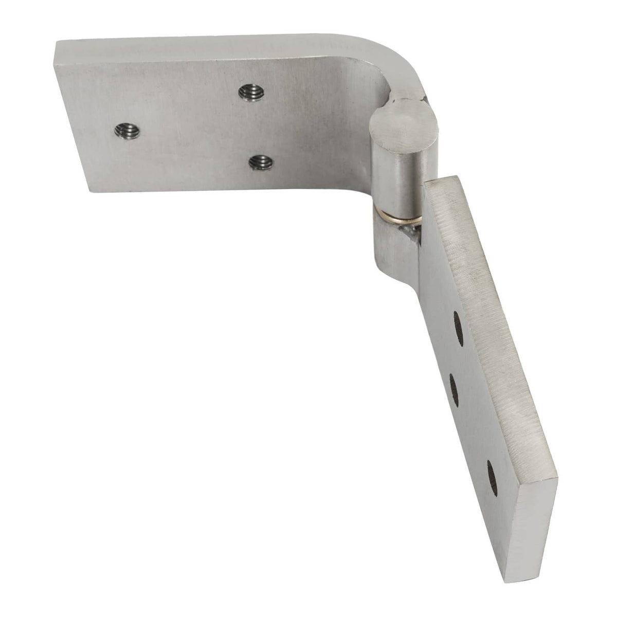 Solid Spare Door Hinges Fit 1966-1977 Early Ford Bronco Silvery 304 Stainless Steel LH&RH