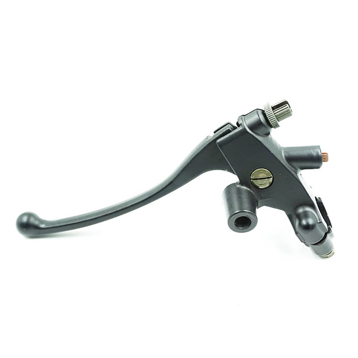 Solidspare 7/8" Motorcycle Handlebar Hydraulic Brake Master Cylinder & Clutch Lever (BLACK)