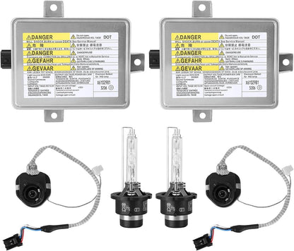 Solidspare 2 Set HID Xenon Headlight Ballast + Igniter + Bulb For 2004-2005 Acura TSX 2.4L