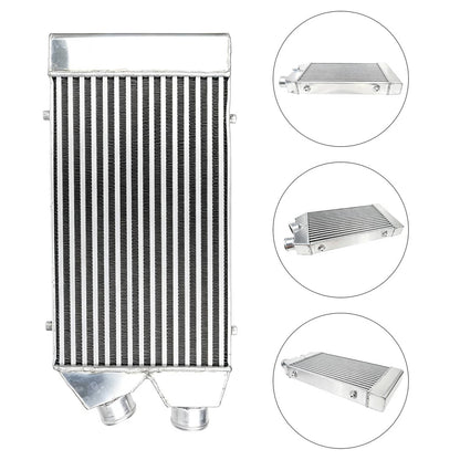 Solidspare 2.5" Aluminum Intercooler Front Mount Inlet & Outlet Same One Side Universal