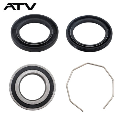 Solidspare For Arctic Cat 375 400 500 600 Bearcat 454 Front Wheel Hub Bearings & Seal Kit